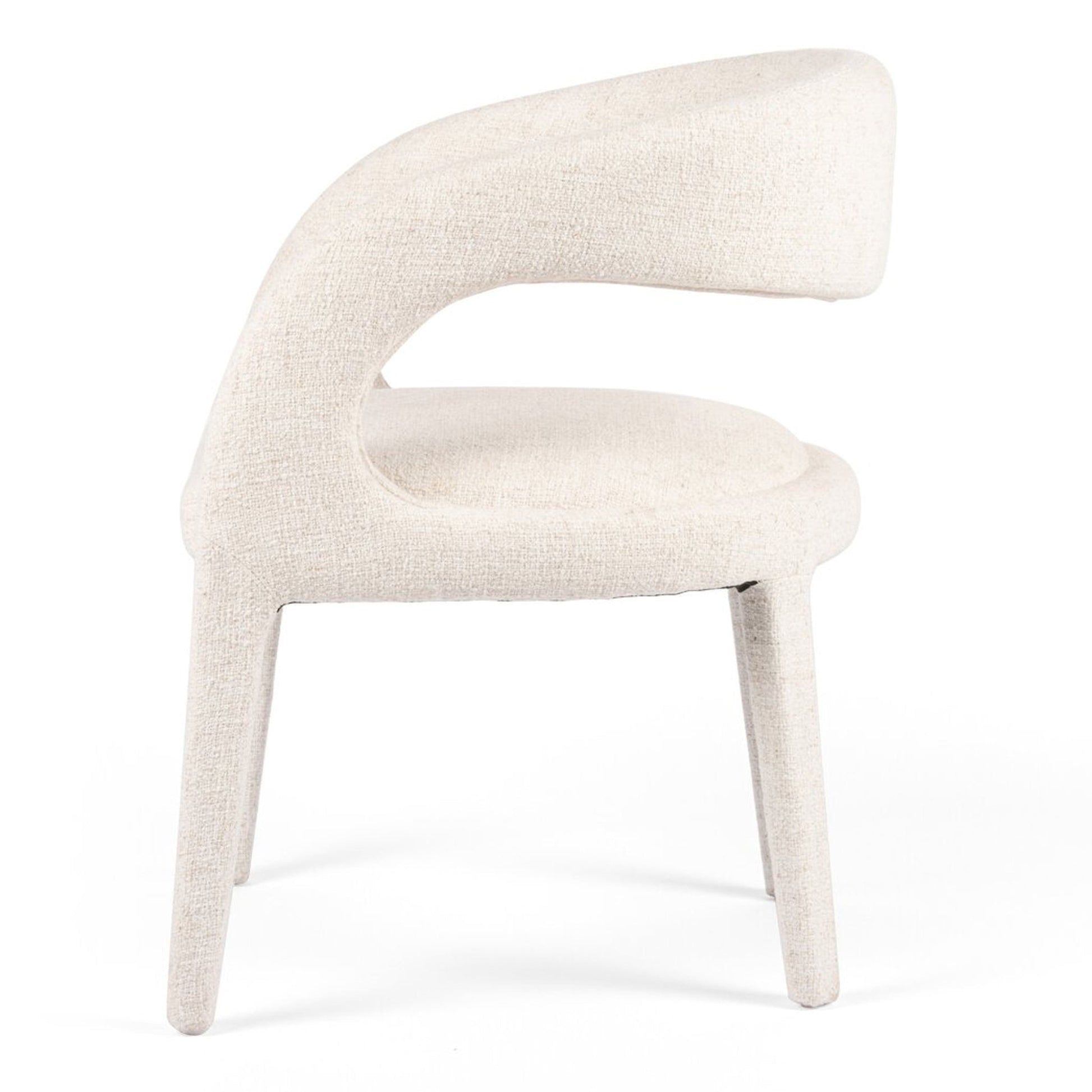 Liv Dining Chair Linen Off White Fabric | IONS DEIGN | Dubai | UAE