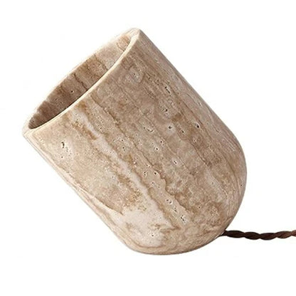 Lot Small Travertine Table Lamp - IONS DESIGN | Dubai | UAE 