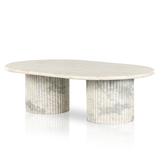 May Oval Coffee Table – Marble top | IONS DEIGN | Dubai | UAE