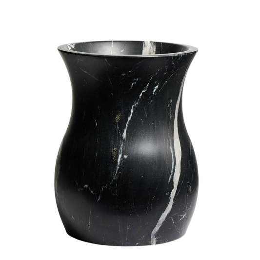 Nero black marquina marble vase | IONS DEIGN | Dubai | UAE