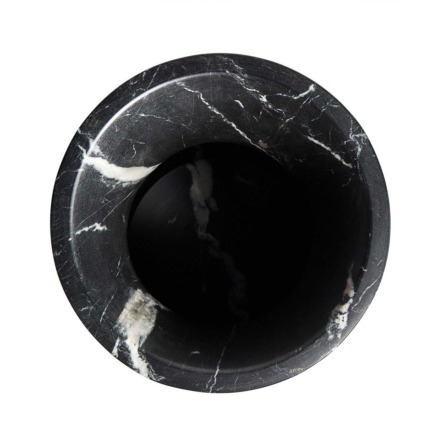 Nero black marquina marble vase | IONS DEIGN | Dubai | UAE