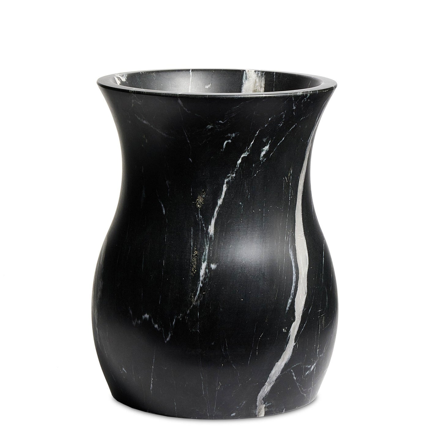 Nero black marquina marble vase | IONS DEIGN | Dubai | UAE