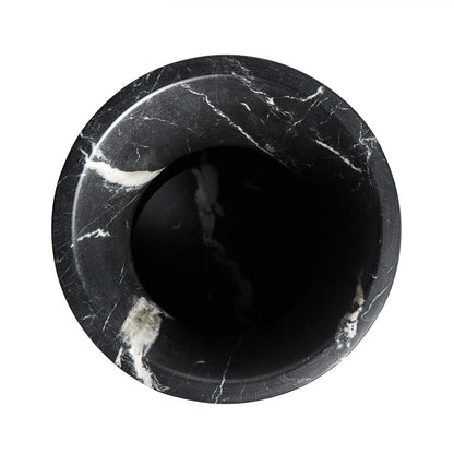 Nero black marquina marble vase - IONS DESIGN | Dubai | UAE 