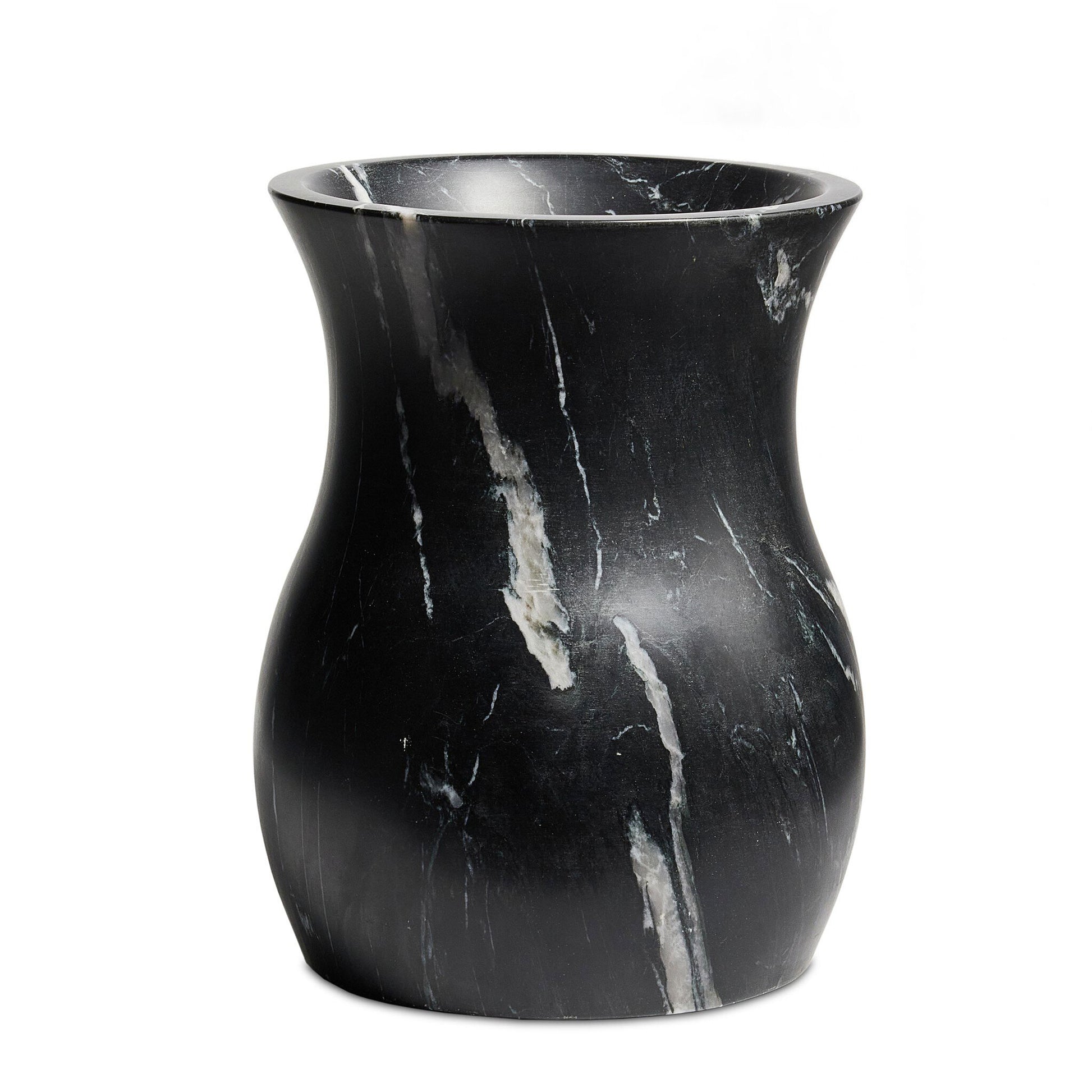 Nero black marquina marble vase - IONS DESIGN | Dubai | UAE 