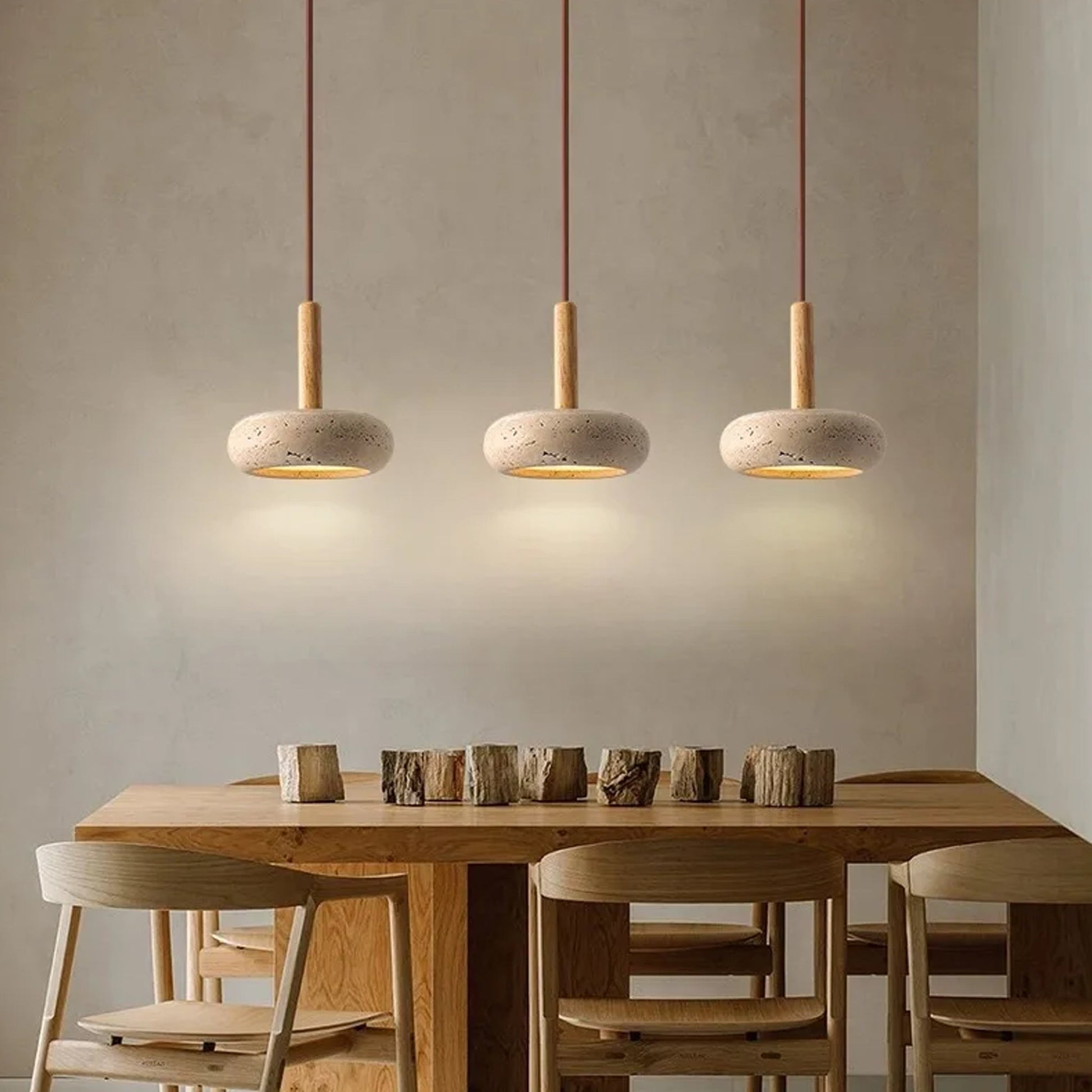 Nor Rounded Stone Pendant Light | IONS DEIGN | Dubai | UAE