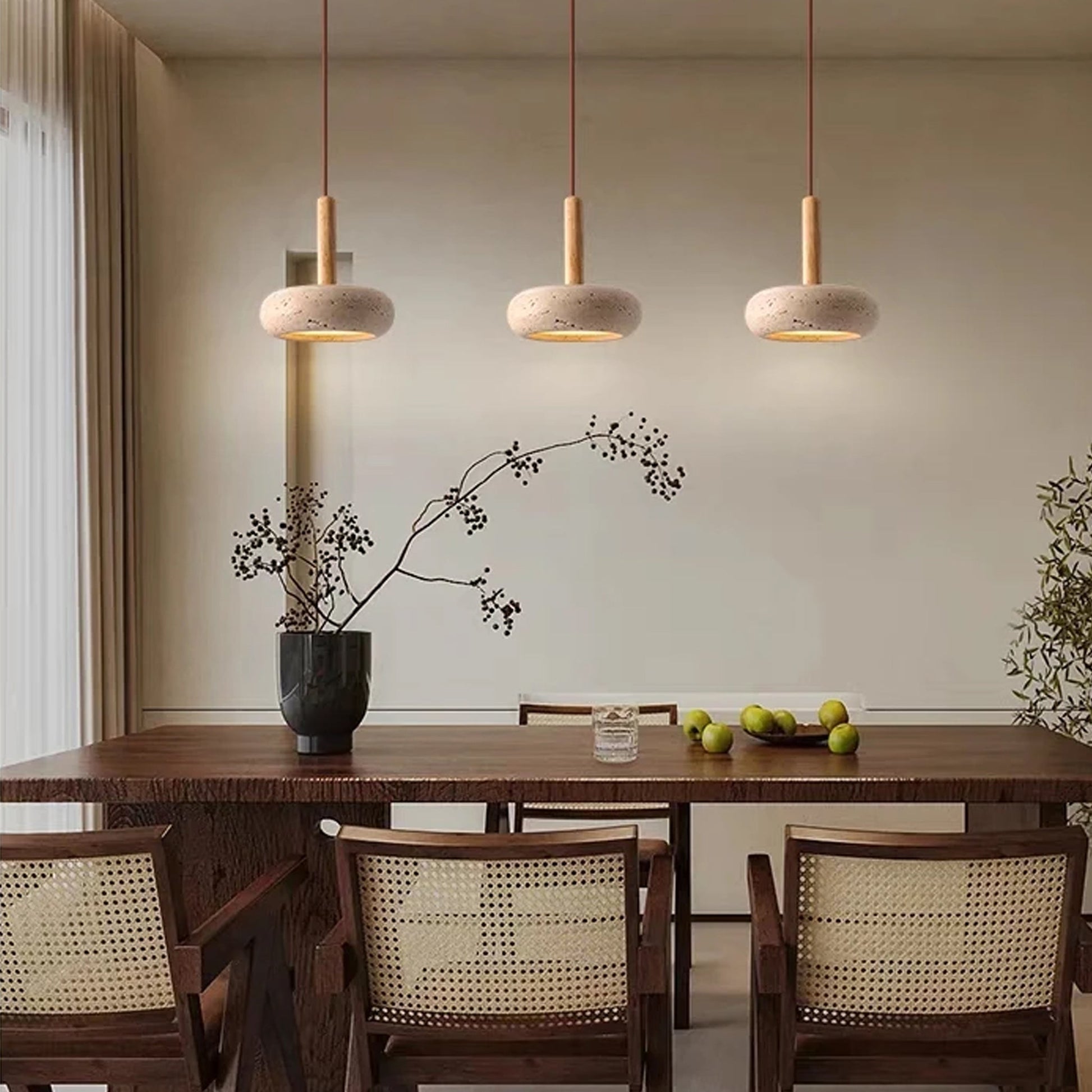 Nor Rounded Stone Pendant Light | IONS DEIGN | Dubai | UAE