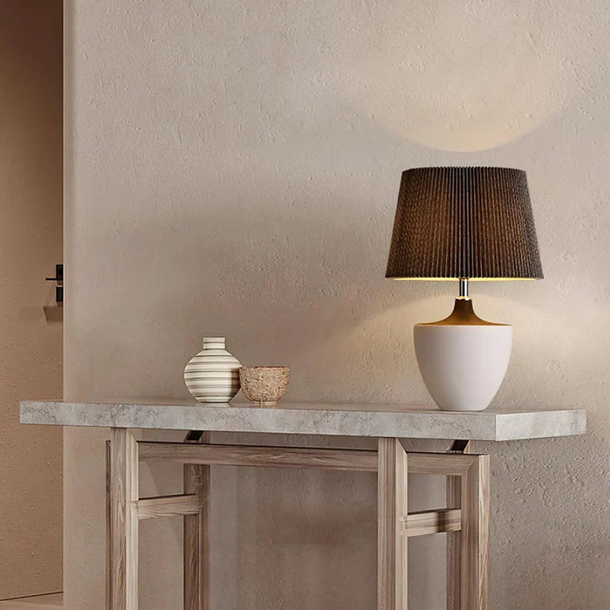 Pot Ceramic Table Lamp | IONS DEIGN | Dubai | UAE