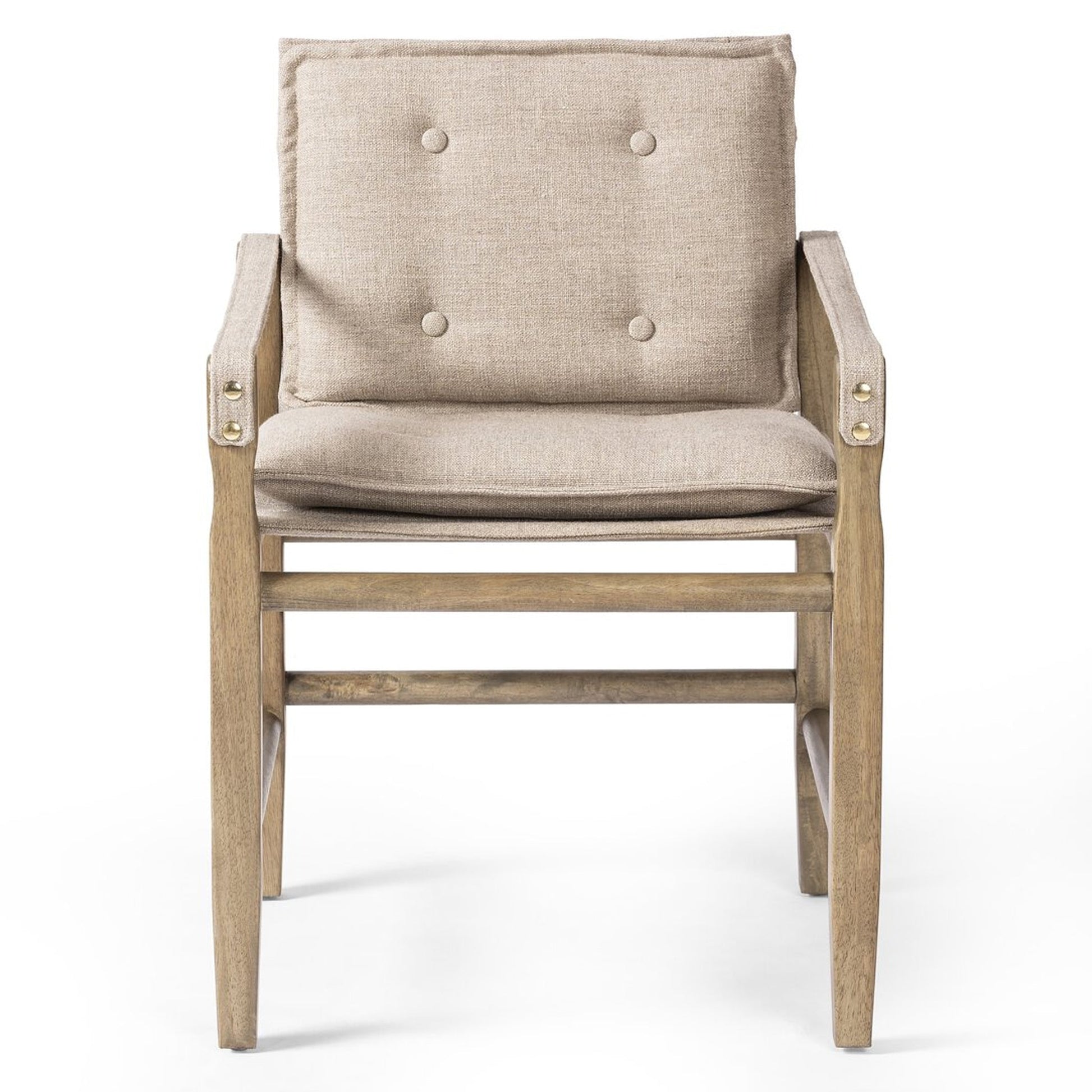 Ram Dining Armchair with Solid Wood Frame | IONS DEIGN | Dubai | UAE