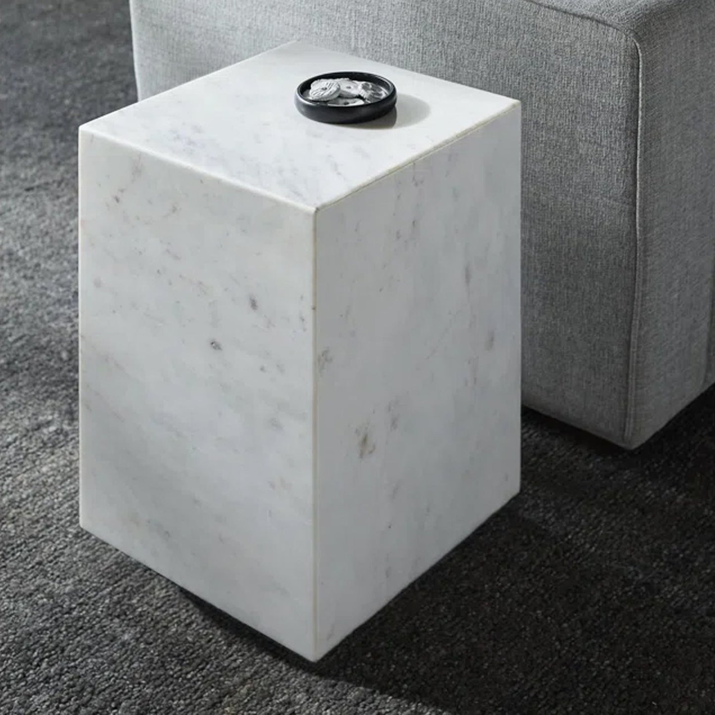 Roi Marble Plinth End Table | IONS DEIGN | Dubai | UAE