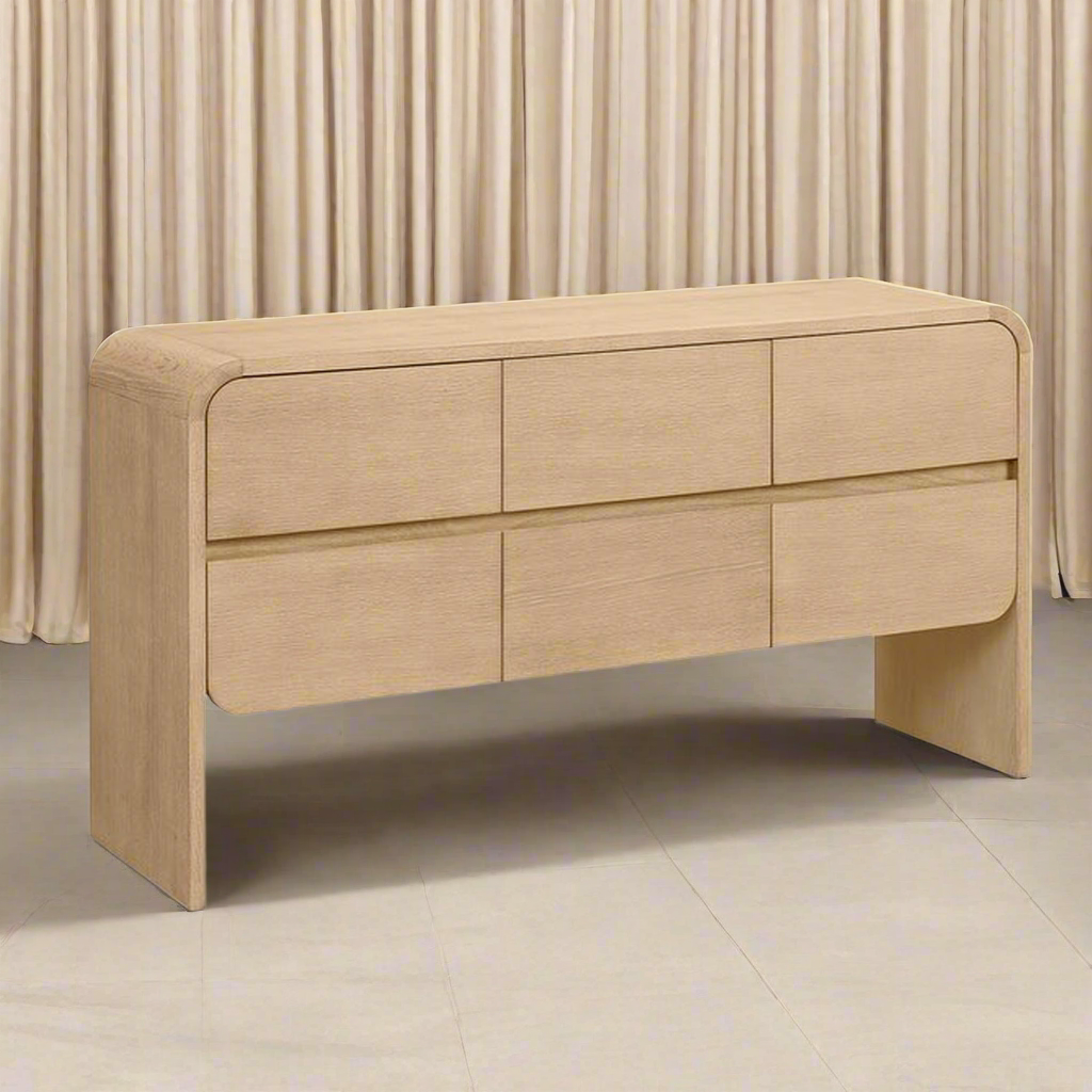 Rue Wide 6 Drawer Dresser | IONS DEIGN | Dubai | UAE