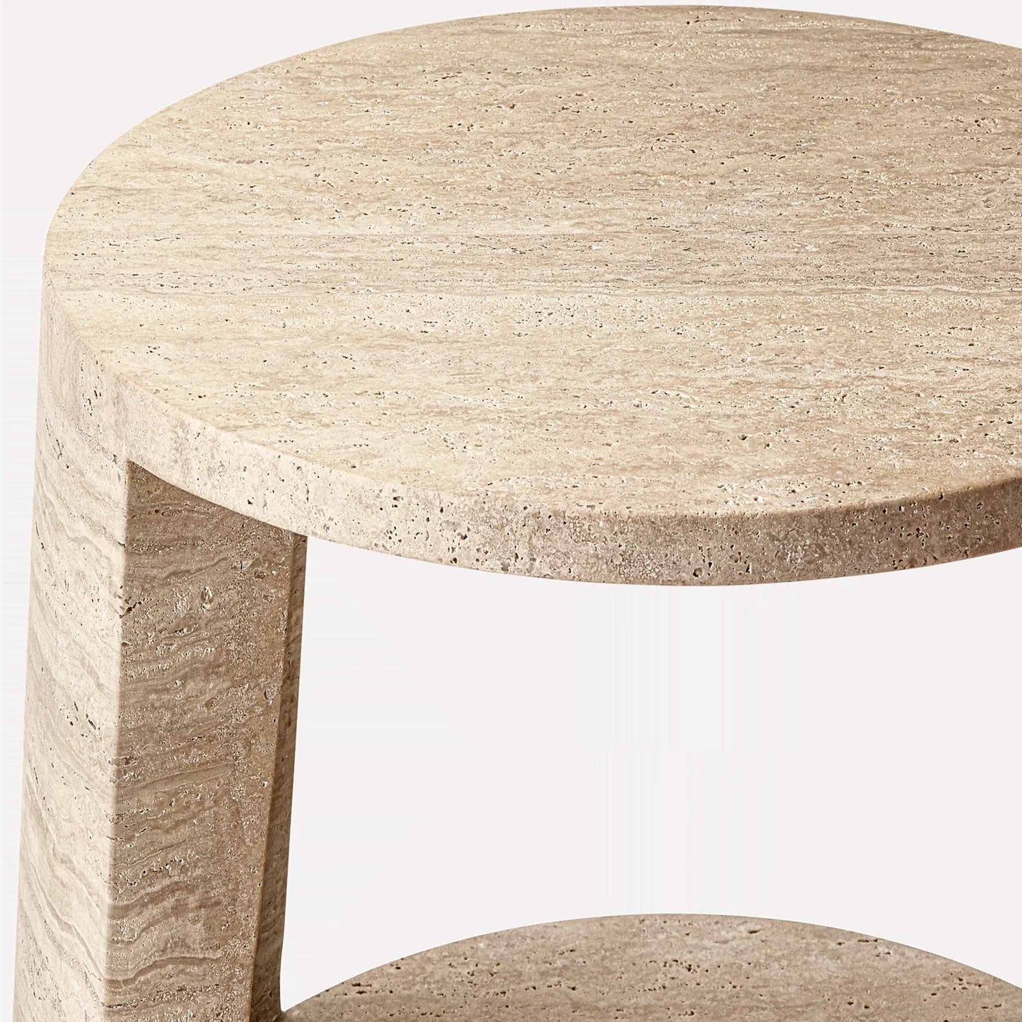 side table travertine | IONS DESIGN | Dubai | UAE