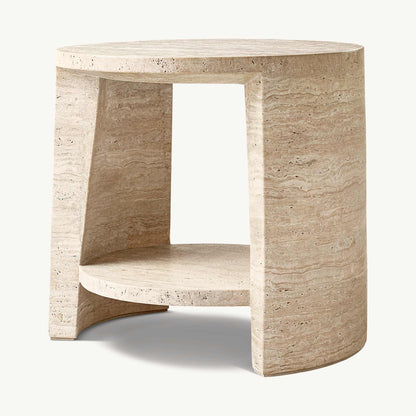 side table travertine | IONS DESIGN | Dubai | UAE