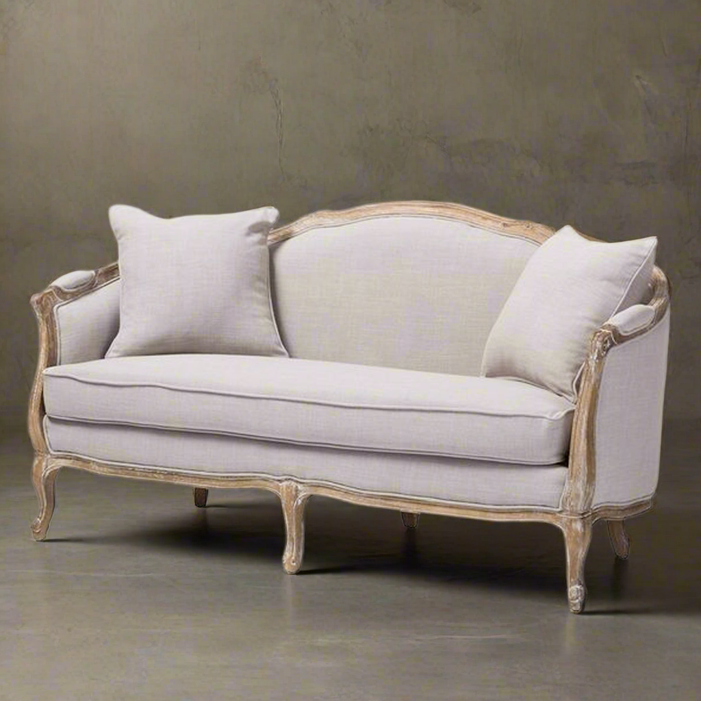 Syd gray fabric Classic Sofa | IONS DESIGN | Dubai | UAE 