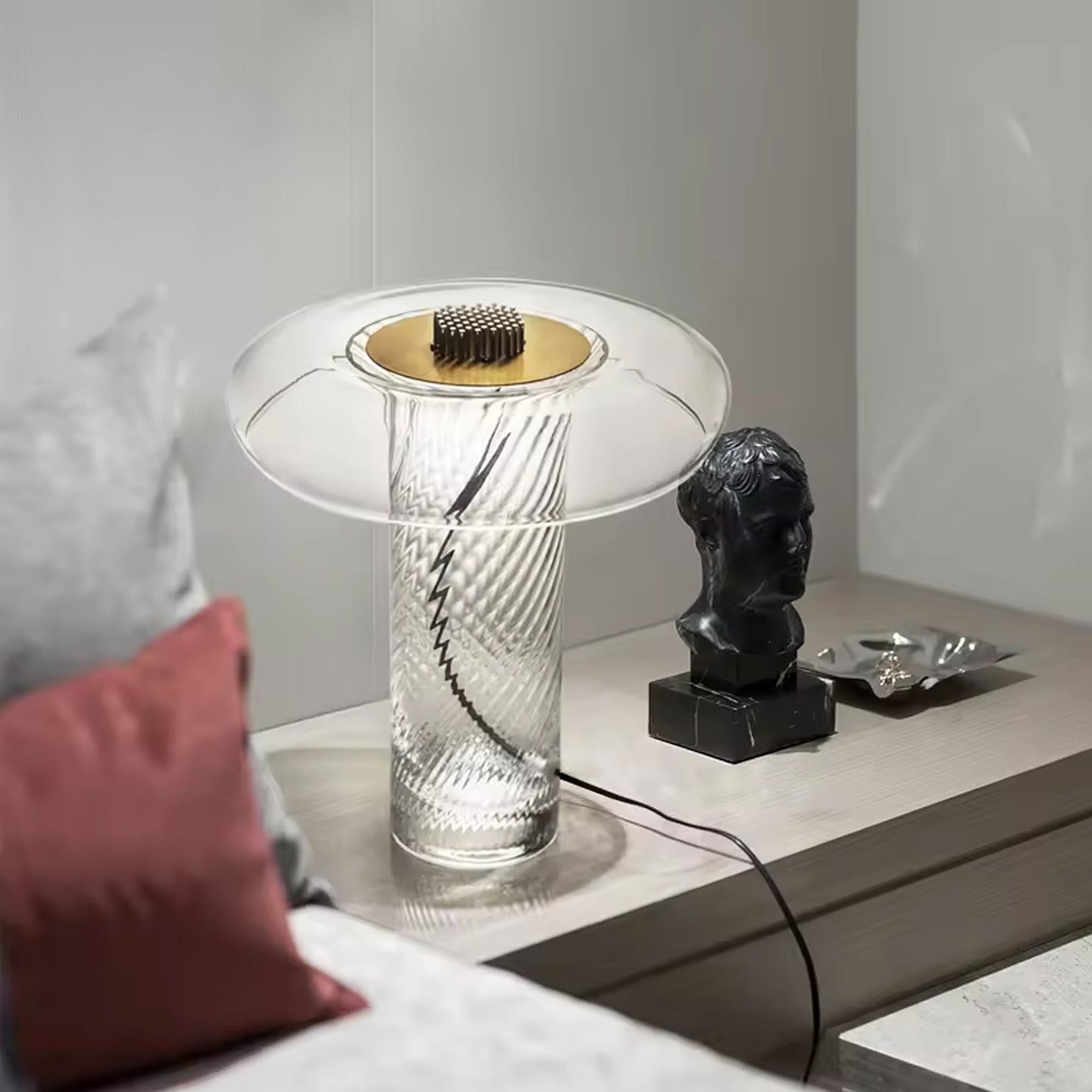 Tad Glass Table Lamp | IONS DEIGN | Dubai | UAE