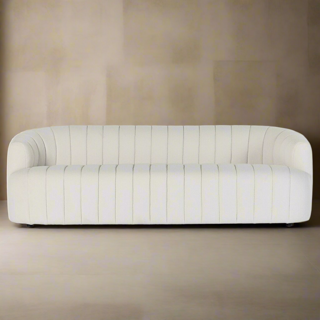 Ted channel tufted fabric sofa | IONS DESIGN | Dubai | UAE 