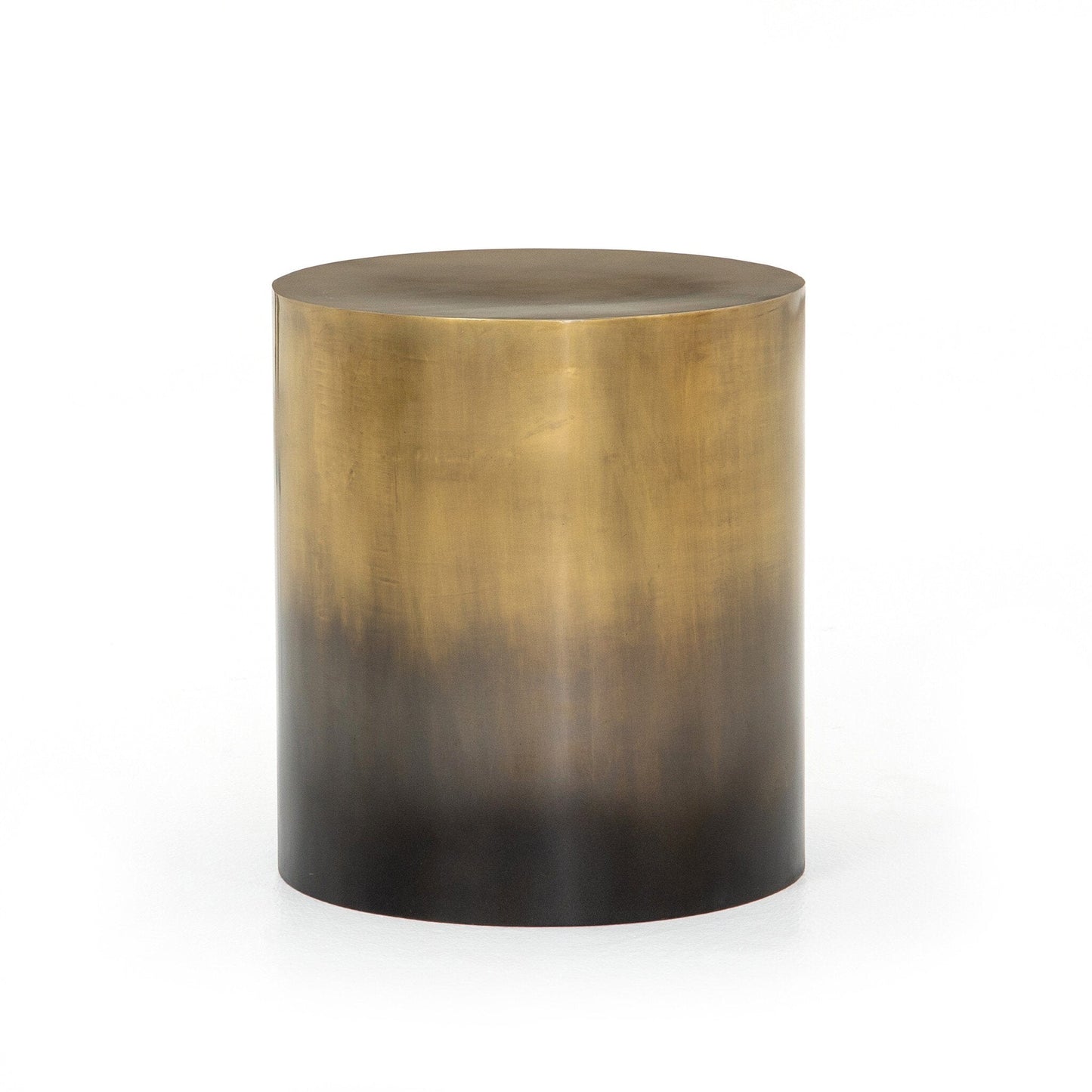 Una Antique brass cylindrical side table | IONS DEIGN | Dubai | UAE