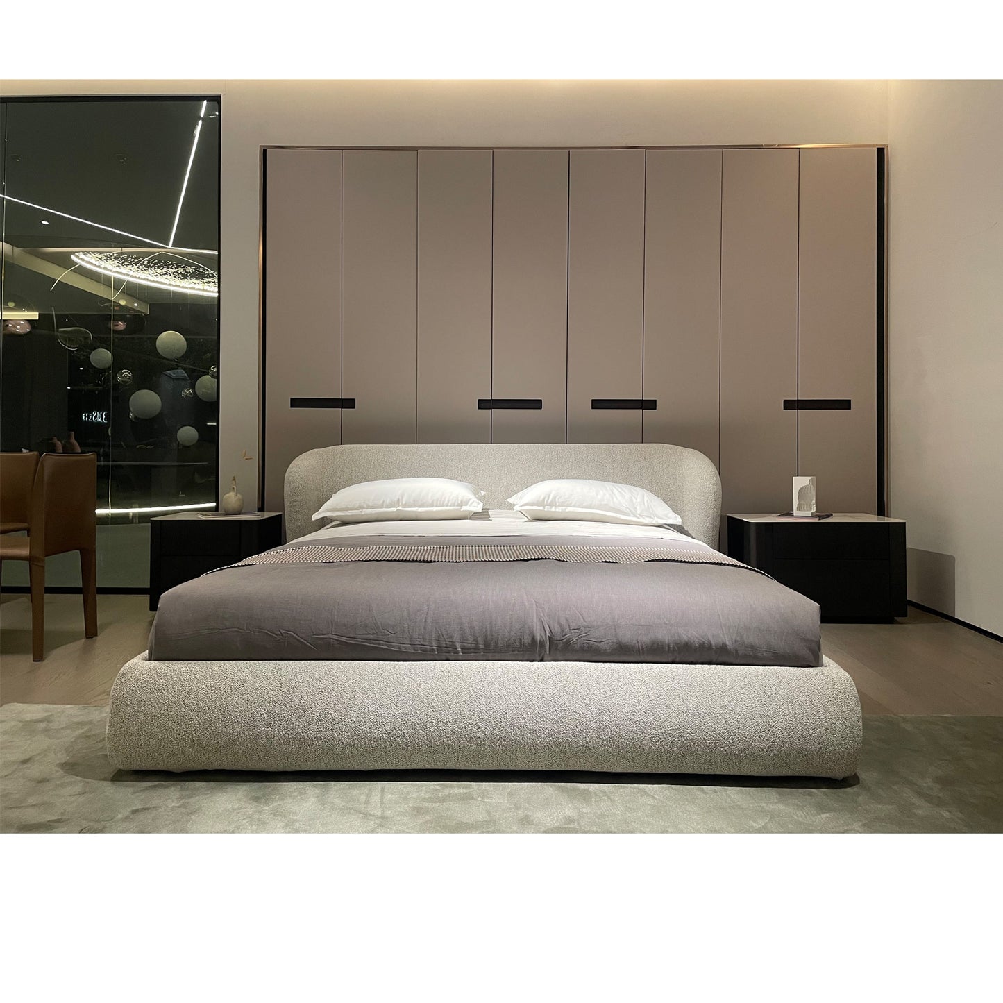 Uno King Size Bed with Upholstered Bed | IONS DEIGN | Dubai | UAE