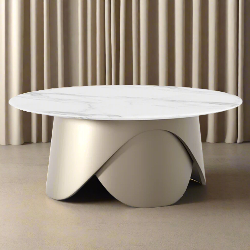 Ver Coffee Table White Marble Top | IONS DEIGN | Dubai | UAE